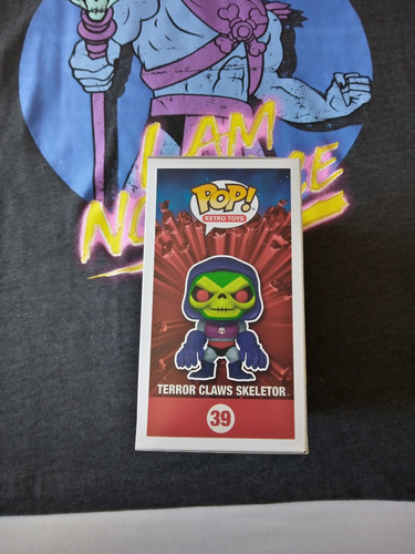 Masters Of The Universe Funko Pop Skeletor + Playera Size M (Usado)