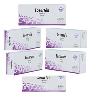 Losartan Ultra 50mg Caja 30/tab 6 Pack