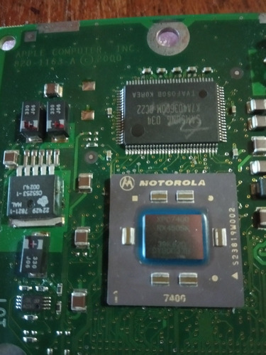 Retro Vintage Coleccionista Procesador Motorola 7400 Mac G4