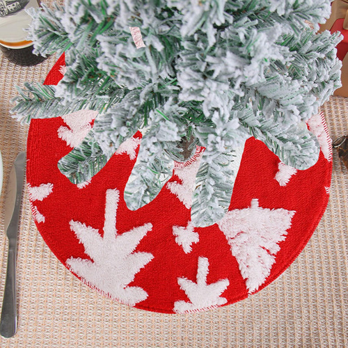 1 Alfombra Con Falda De De Navidad, Tapete Duradero For El