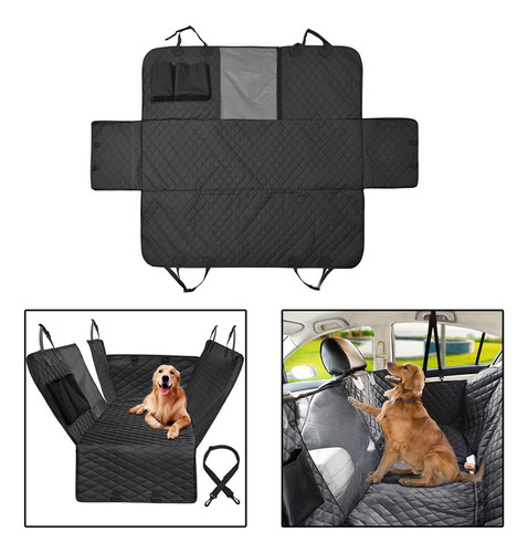 Funda Impermeable Para Asiento De Coche Para Perro, Negro