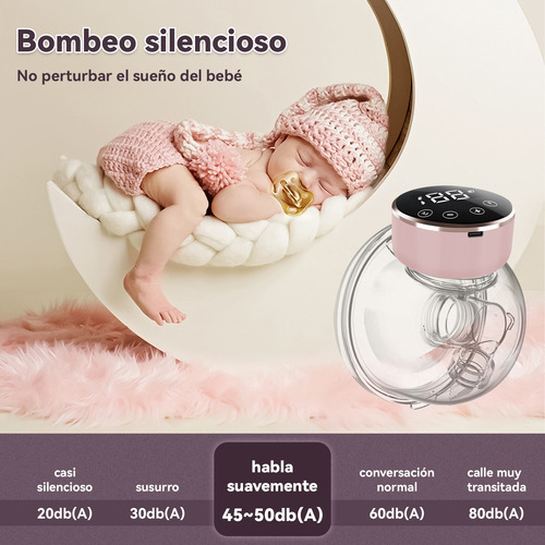 Extractor De Leche Eléctrico Manos Libres Con Temporizador