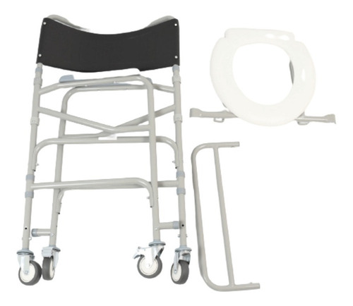 Imagem 2 de 5 de Cadeira De Banho Hospitalar Dobravel P/ 100 Kg D40 Dellamed