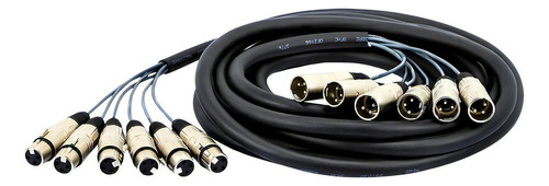 Multicabos Com Conectores Xlr 6 Vias - Cirilo Cabos, 25mts