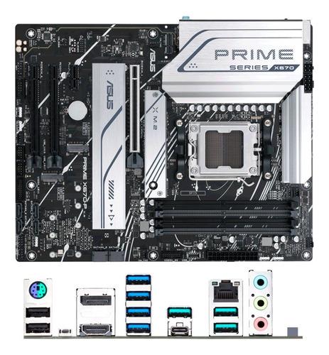 Tarjeta Madre Asus Prime X670-p Wifi, Chipset Amd X Am5 Ddr5