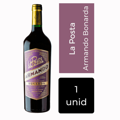 Vino La Posta Bonarda Armando 750 Ml  Mp Drinks