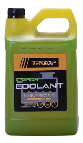 Refrigerante Anticongelante Troop -16% Verde 1gl