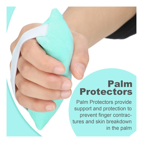 Sosation 6 Pcs Palm Abrip Protector Contracture Cushion Con