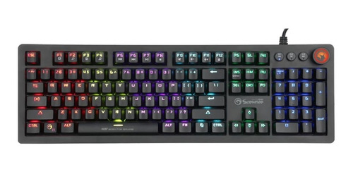 Teclado Gamer Marvo Kg917  Mecánico Con Cable