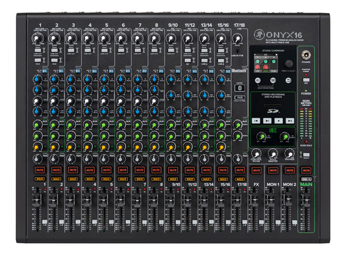 Mezcladora Análoga 16 Canales Con Multi-track Usb Onyx16 Mac