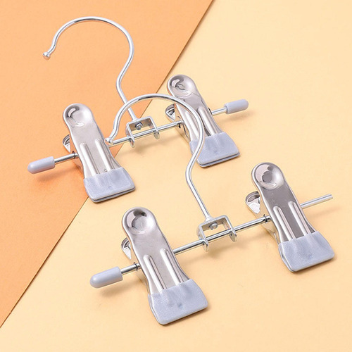 5x Pinzas Para Ropa, Pinzas Para Ropa De Acero Gris