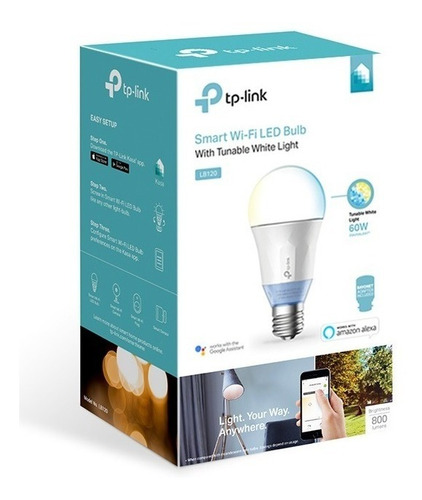 Lampada Led Com Luz Regulável Tp-link Smart Wi-fi Lb120 Cor da luz Branco 220V