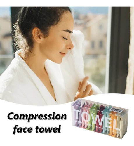 Toalla Comprimida Desechable Toalla Facial Limpiadora De Via