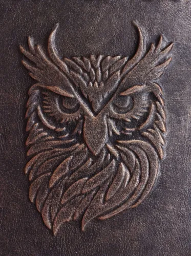 Grimorio De Búho Lechuza Cuaderno 300 Hojas, Animal De Poder