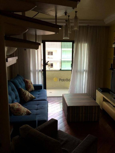 Imagem 27 de 30 de Cobertura Com 3 Dormitórios À Venda, 220 M² Por R$ 1.050.000 - Vila Caminho Do Mar - Sbc/sp - Co0258