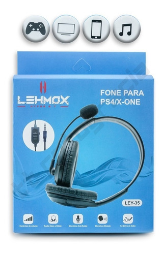 Fone De Ouvido Gamer Headphone Microfone P2 Para Pc Ps4 Xbox