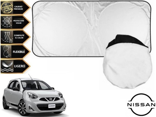 Cubresol Tapasol Parasol Con Ventosas Nissan March Rs 2018