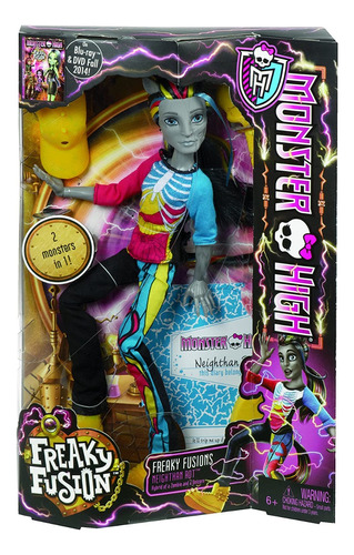 Monster High Freaky Fusion Neighthan Rot C/acc Bunny Toys