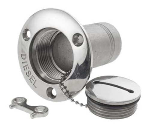 Bocal De Abastecimento Agulheiro Inox Diesel 1.1/2  Inox