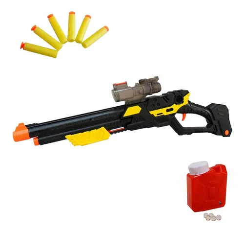 Mini Arminha De Brinquedo Lança Dardos Nerf Pistola Pressão