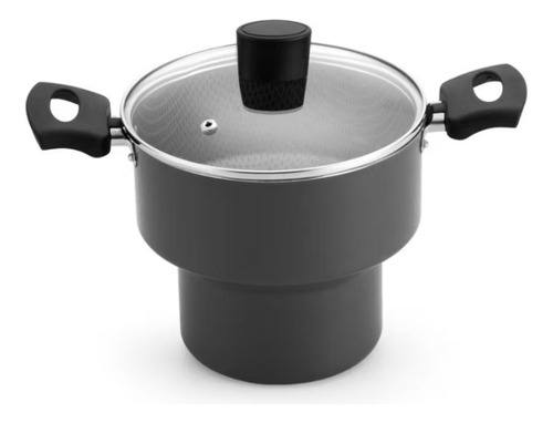 Cuscuzeiro Alegrete Grande 18cm Teflon Antiaderente Tp Vidro