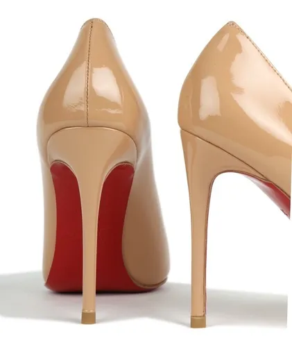 Zapatilla Importada Inspo Louboutin Suela Roja Mujer 10 Cm