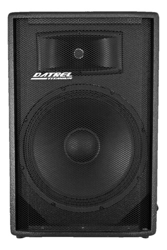 Caixa Ativa + Passiva Datrel 15' 1000w Igreja Show Bar Cor Preto