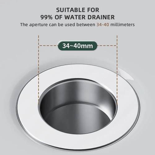 Tapón Y Colador Universales Para Lavabo De Baño (1 Unidad)