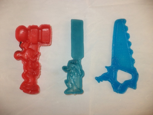 Antiguas Figuras Goofy, Mickey Mouse, Pluto (Usado)