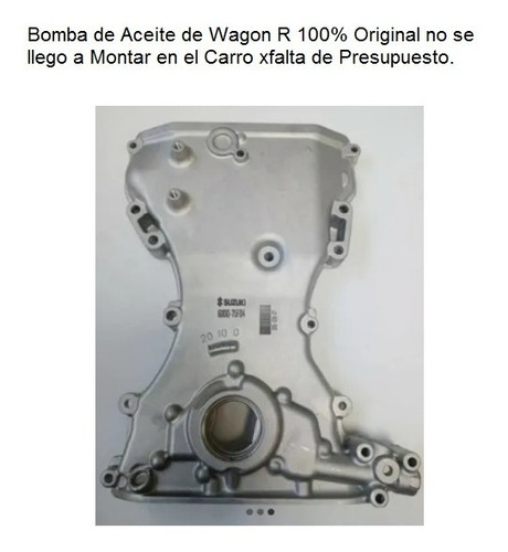 Bomba De Aceite Wagon R (usada)