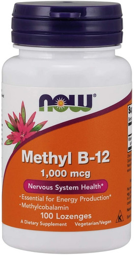 Metil B-12 1000 Mcg Now 100 Pastillas