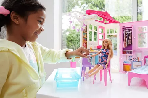 Conjunto Cenário e Boneca Casa Glam 360° Barbie - Mattel