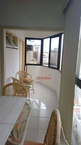 Apartamento Com 3 Dormitórios À Venda, 68 M² Por R$ 415.000 - Embaré - Santos/sp - Ap0338