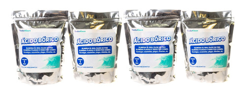 Ácido Bórico - 4 Kg (4 Bolsas De 1 Kg. C/u) - Envío Incluido