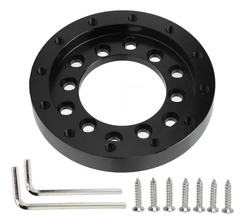 comprar Adaptador De Volante, Placa Negra, Aluminio Cnc