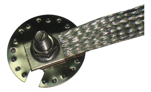 Bonding Jumper With T Bolt M8*20 & Flan (1) Color Plateado Voltaje Máximo Del Sistema 0mv
