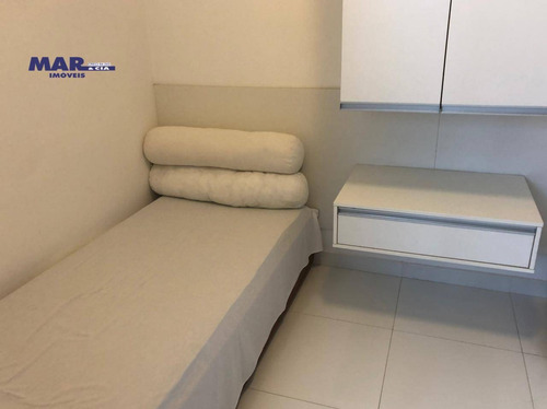 Imagem 24 de 26 de Apartamento À Venda No Guarujá, Na Praia Das Pitangueiras, Calçadão, Vista Mar, 02 Vagas De Garagem. - Ap11309