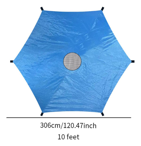 Cubierta De Sombra Para Trampolín, Toldo Para 10 Pies