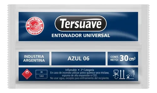 Entonador Tersuave Universal 30 Cc - Mix Color Azul