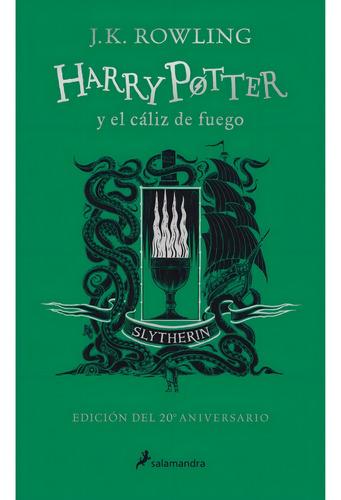 Harry Potter Y El Caliz Del Fuego 20 Aniversario Slytherin