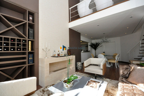 Imagem 3 de 15 de Espetacular Apartamento Mobiliado 2 Suítes Alto Padrão No Coração Do Brooklin!! - Ss39901