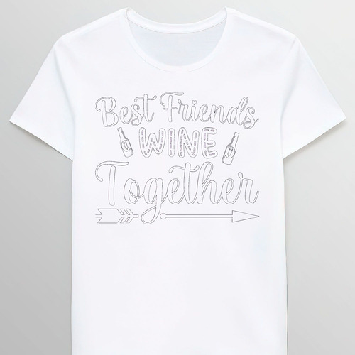 Remera Copy Of Best Friend Wine Cool Friendship Quophiqu5441