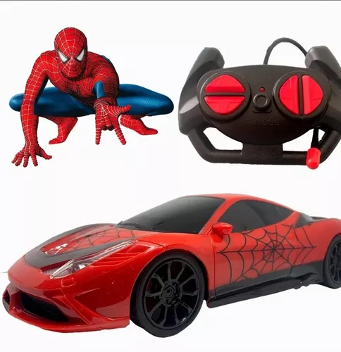 Brinquedo Infantil Carro Controle Remoto Web Tangle Homem Aranha