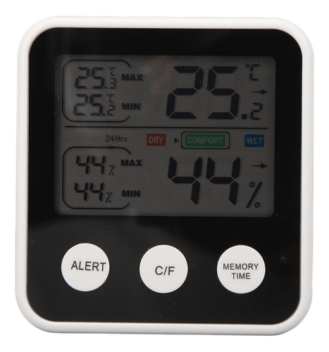 Termómetro Digital De Temperatura Y Humedad Con Pantalla Lcd