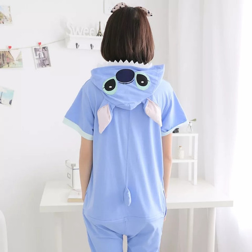 Imagen 10 de 10 de Pijama Lilo Y Stitch Kigurumi Enterito De Verano