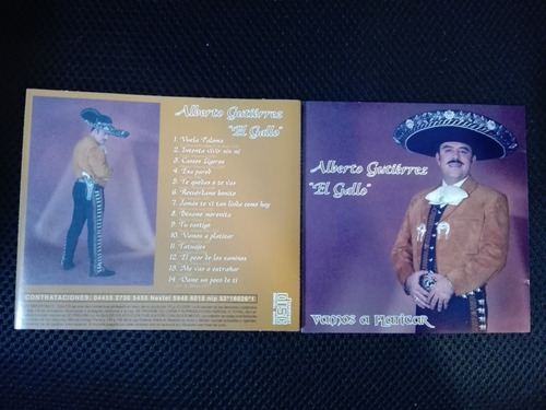 Alberto Gutièrrez  El Gallo  Vamos A Platicar Cd