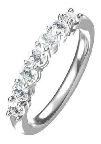 Anillo Moissanita 0.70ct Plata925 C.diamante (infinite Lily)