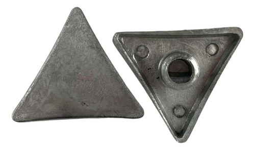 Perillas Estufa Entrada Estandar Metalica Triangular 2pz 