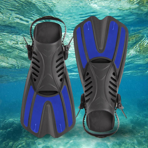 2 Piezas De Aletas De Buceo, Equipo De Azul Pequeño Mediano