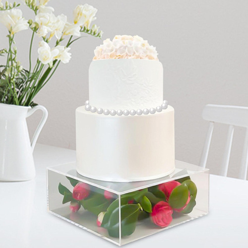 Soporte De Pastel Rellenable Redondo Diy Pilares De Pastel